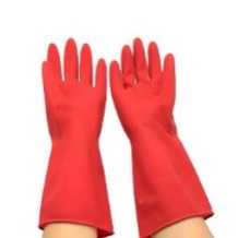 Gant PVC Rouge